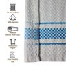 Kit 10 Pano de Prato Atoalhado Para Cozinha Felpudo Malta 45x70cm 370g/m² 100% Algodão - 4