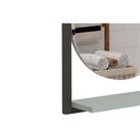Ver imagem 6 de Espelheira de Banheiro Ori Parede Oval C/prateleira Metalica 41x87cm Cor Cimento - Mgm