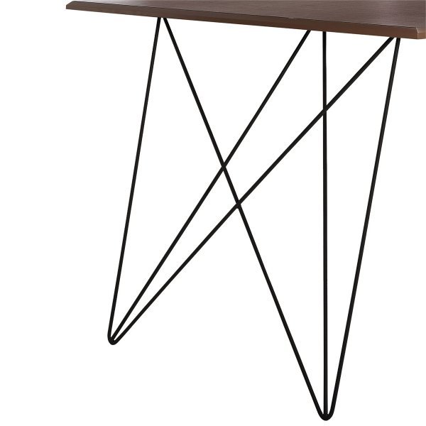 Mesa de Jantar Trama Plus Base Preto com Tampo Amêndoa 150x90 - New Green - 4