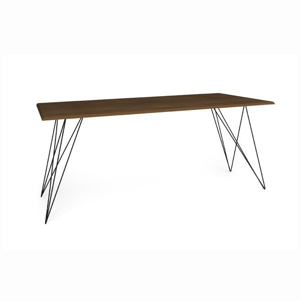 Mesa de Jantar Trama Plus Base Preto com Tampo Amêndoa 150x90 - New Green - 3