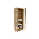 Ver imagem 4 de Cristaleira Sala Jantar CR6002 2 Portas c/ Vidro Natural - Tecno Mobili