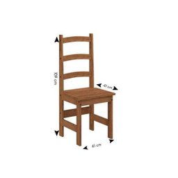 Conjunto Gourmet Mesa 1,60 com 2 Bancos e 2 Cadeiras Kasper - Chocolate - 4