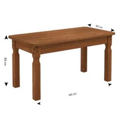 Conjunto Gourmet Mesa 1,60 com 2 Bancos e 2 Cadeiras Kasper - Chocolate - 3