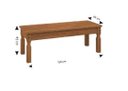 Ver imagem 5 de Conjunto Gourmet Mesa 1,60 com 2 Bancos e 2 Cadeiras Kasper - Chocolate