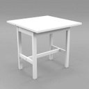 Ver imagem 2 de Mesa Super Prática Dobrável - Branca