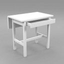 Ver imagem 1 de Mesa Super Prática Dobrável - Branca