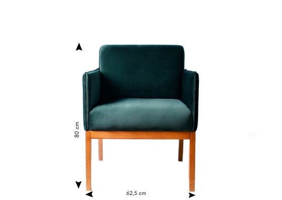 Poltrona Slim Straub - Verde Floresta - 6