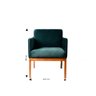 Poltrona Slim Straub - Verde Floresta - 6