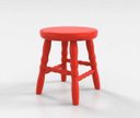 Ver imagem 1 de Banqueta Infantil Colorida - Vermelho