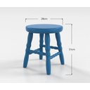 Ver imagem 2 de Banqueta Infantil Colorida - Azul Escuro