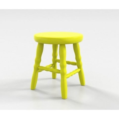 Banqueta Infantil Colorida - Amarelo