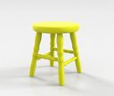 Ver imagem 1 de Banqueta Infantil Colorida - Amarelo