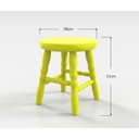 Ver imagem 2 de Banqueta Infantil Colorida - Amarelo