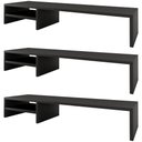 Ver imagem 1 de Kit 03 Suportes para Monitor Stand Home Office Lap 90 Cm L03 Preto - Lyam
