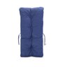 Almofada Impermeável para Cadeiras de Bambu e Vime Azul - 1