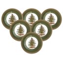 Ver imagem 1 de Conjunto de 6 Pratos de Sobremesa Celebrate Natalino Verde