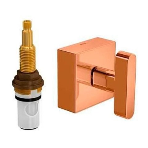 Acabamento para Registro de Parede Soul 1/2 a 1 Red Gold - Deca