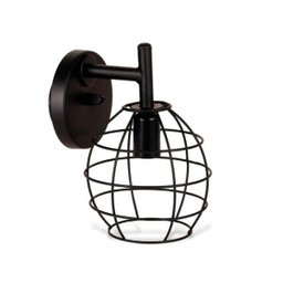 Arandela Esfera Preta Fosca Primor - 1