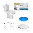 Ver imagem 2 de Bacia com Caixa Acomplada Deca Aspen Kit Completo Branco