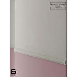 Moldura Boiserie Eva Autocolante Flexível Star 4cmx1cm 5mts - Branco - 5