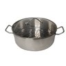 Panela Cozimento a Vapor peixes legumes Espagueteira aço inox 7 litros tampa de vidro - 4
