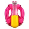Mascara de Mergulho Snorkel Full Face Suporte Câmera Anti Embaçamentopraia Piscina - 6