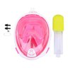 Mascara de Mergulho Snorkel Full Face Suporte Câmera Anti Embaçamentopraia Piscina - 5