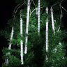Cascata Chuva de Neve 180 LEDs Natal 6 Tubos Enfeite Natalino Pisca Pisca Iluminaçao Decoraçao - 6
