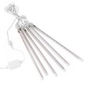 Ver imagem 1 de Cascata Chuva de Neve 180 LEDs Natal 6 Tubos Enfeite Natalino Pisca Pisca Iluminaçao Decoraçao