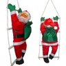 Papai Noel Natalino Decoraçao Natal Escada Parede 90cm Festas Casa Escalador - 7