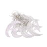 Pisca Pisca Lua Estrelas 138 Led Cortina Cascata Decoração Janela Parede Natal Casamento Jardin - 7
