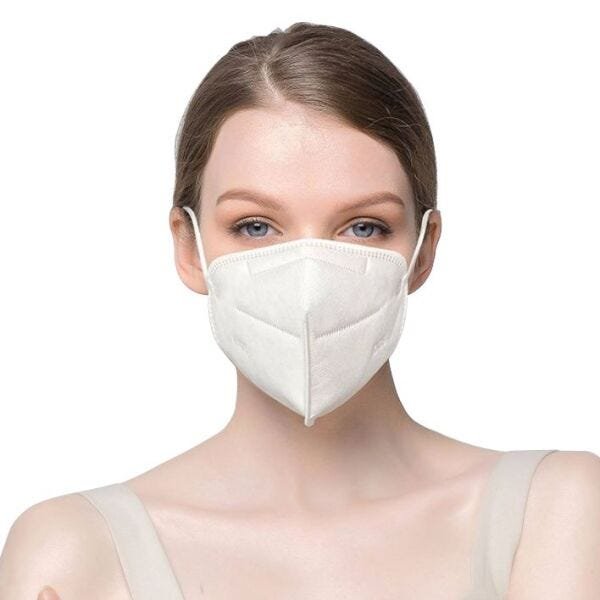 Mascara KN95 Kit 10 uni. Reutilizável Respirador Proteção Profissional PFF2 EPI Respiratoria - 5
