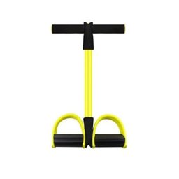 Elastico Extensor 4 tubos Academia Casa abdominal cordas Pilates Tonificação exercicio - 4