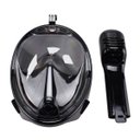 Ver imagem 7 de Mascara de Mergulho Full Face Snorkel Suporte Câmera Anti Embaçamento Praia Piscina