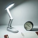 Ver imagem 2 de Luminária de Mesa Touch Dobrável Abajur sem Fio Led Articulada Recarregavel Iluminaçao Lâmpada 3