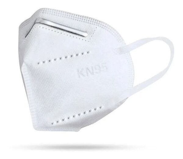 Mascara Kn95 Kit 5 Uni Respiratoria Profissional Proteção Pff2 Respirador Epi N95 - 6