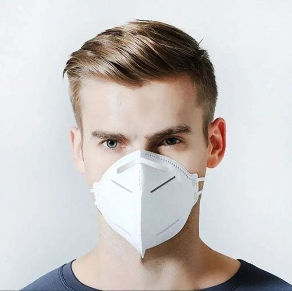 Mascara Kn95 Kit 5 Uni Respiratoria Profissional Proteção Pff2 Respirador Epi N95 - 4