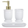 Kit Banheiro Lavabo Conjunto + Bandeja 3 Peças Greece / Gold - 2