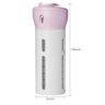 Dispenser Garrafa Portátil 4 em 1 Viagens Loção Shampoo Gel Cremes Rosa - 3