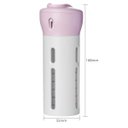 Ver imagem 3 de Dispenser Garrafa Portátil 4 em 1 Viagens Loção Shampoo Gel Cremes Rosa