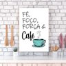 Quadro 1 Tela Café 90x60cm Chassi - 4