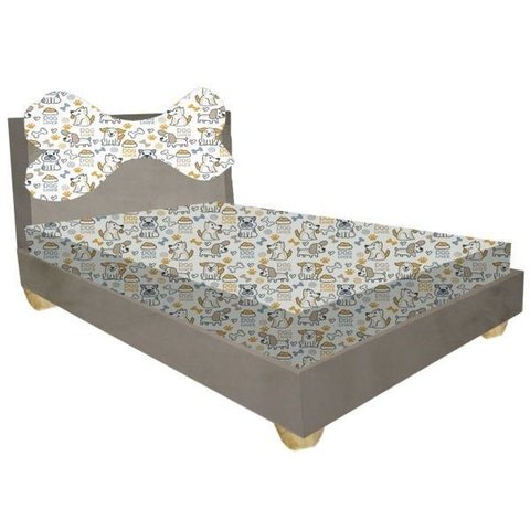 Caminha Pet Cachorro Gato Capuccino com Dog