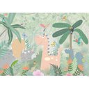 Ver imagem 2 de Tapete Infantil Emborrachado Antiderrapante Divertido 95cmx130cm Dino Candy