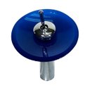 Ver imagem 2 de COMBO 2 EM 1 GABINETE DE VIDRO 40CM AC COM CUBA QUADRADA + TORNEIRA IBIZA - AZUL ESCURO