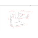 Ver imagem 4 de COMBO 2 EM 1 GABINETE DE VIDRO 40CM AC COM CUBA QUADRADA + TORNEIRA IBIZA - AZUL
