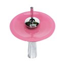 Ver imagem 2 de COMBO 2 EM 1 GABINETE DE VIDRO 40CM AC COM CUBA QUADRADA + TORNEIRA IBIZA - ROSA