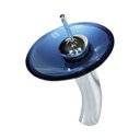 Ver imagem 2 de COMBO 2 EM 1 GABINETE DE VIDRO 60CM AC COM CUBA OVAL + TORNEIRA IBIZA - AZUL
