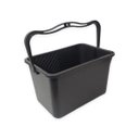 Ver imagem 1 de Kit 12 Balde Pintura Plástico Preto com Alça 10 Litros