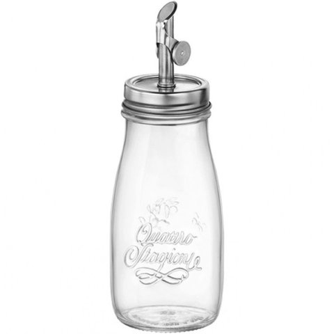 Azeiteiro 400 Ml Transparente Qstagioni