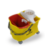 Balde Espremedor para Mop Úmido Doblô 20 Litros B20Sam Standard Amarelo Bralimpia - 1